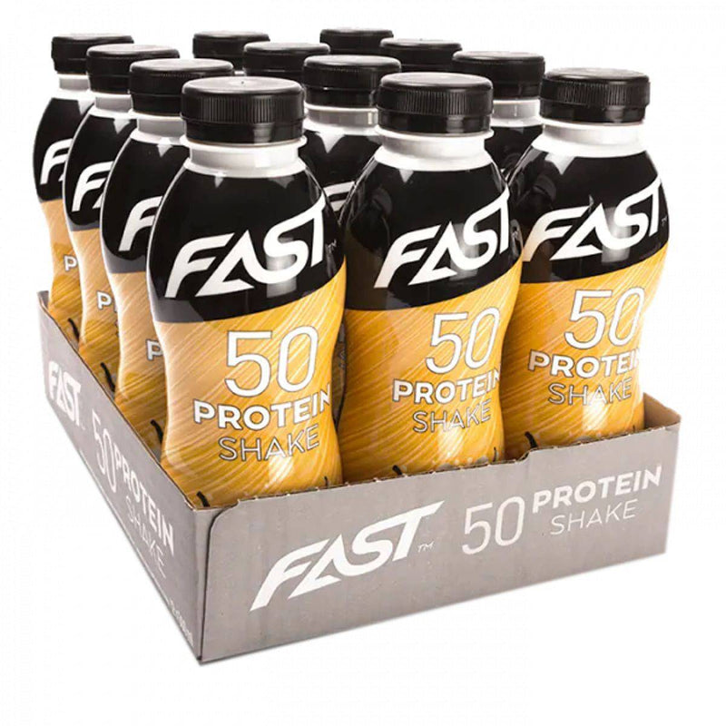 Fast Sports Nutrition, FAST Protein 50 shake - 500ml x 12stk - Stayfit.no