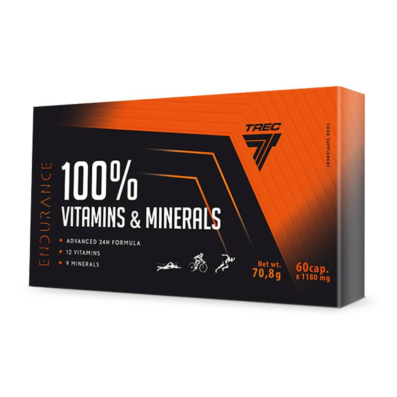 Trec Nutrition, 100% Vitamins & Minerals Endurance, 60 cap - Stayfit.no
