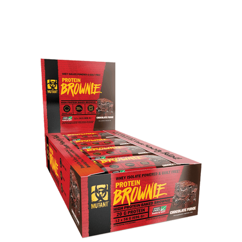 Mutant, Mutant Protein Brownie, 12x58g - Stayfit.no