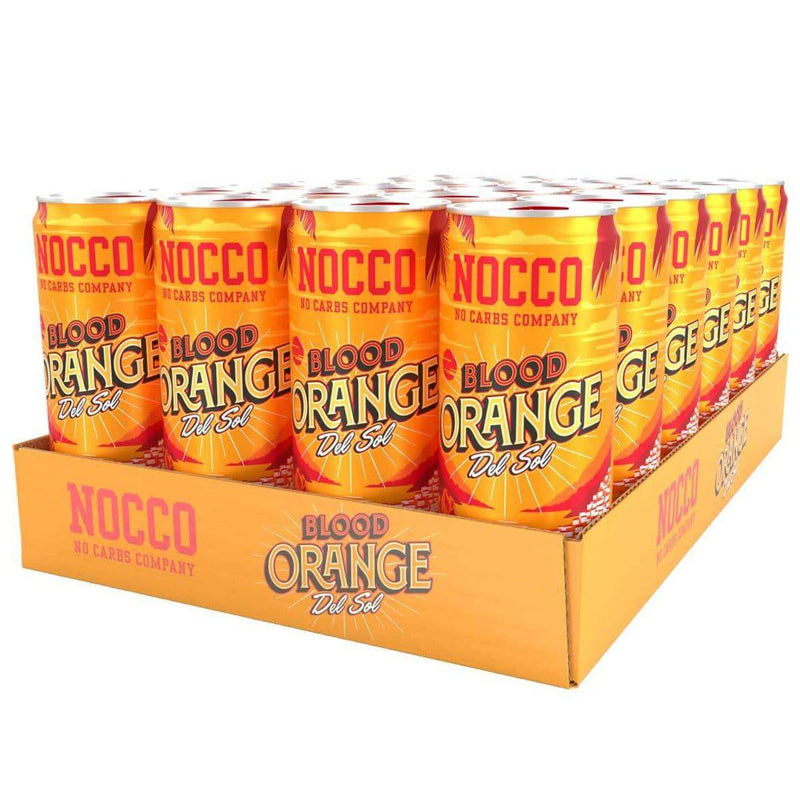 Nocco, NOCCO Blood Orange del Sol 330ml X 24 stk. - Stayfit.no