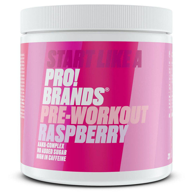 Pro!Brands, Pure PRE Workout - 210g - Raspberry - Stayfit.no