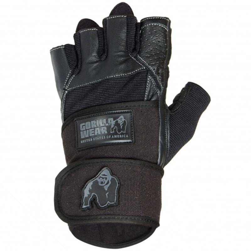 Gorilla Wear, Dallas Wrist Wrap Gloves (Black) - Stayfit.no