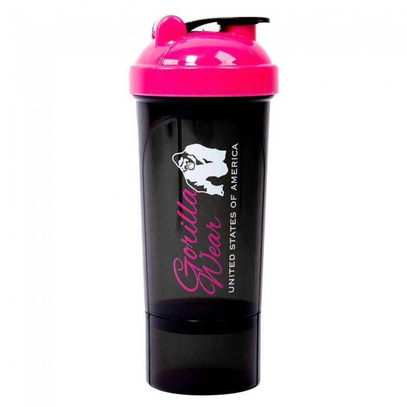 Gorilla Wear, Shaker Compact Gorilla Wear 500ml - Black/Pink - Stayfit.no