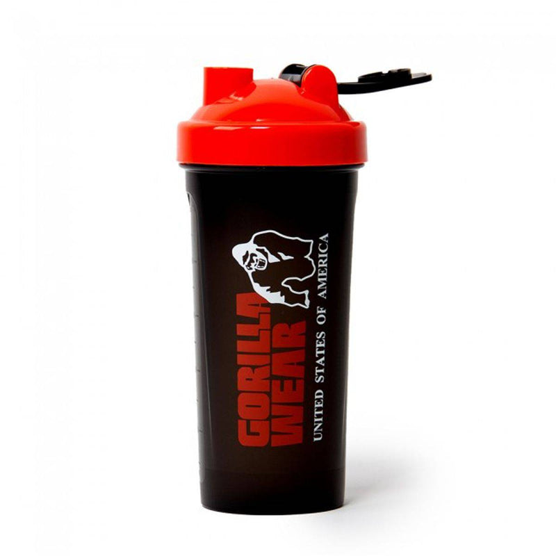 Gorilla Wear, Shaker Gorilla Wear XXL 1000ml - Black/Red - Stayfit.no