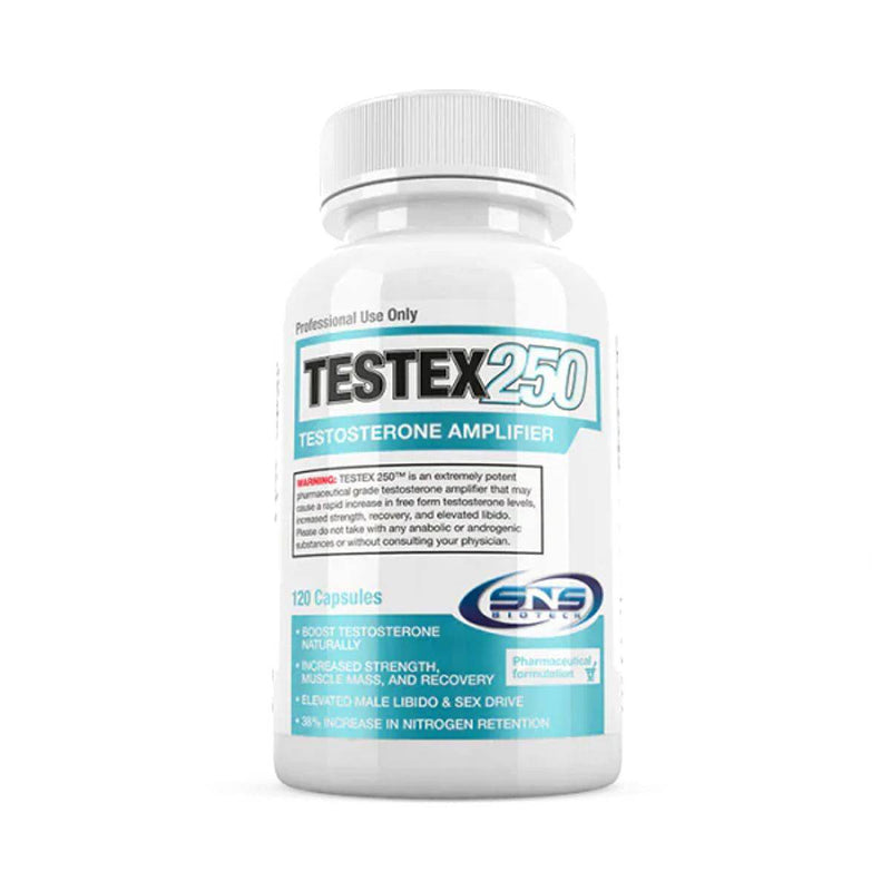 SNS Biotech, Testex 250 - 120 caps - Stayfit.no