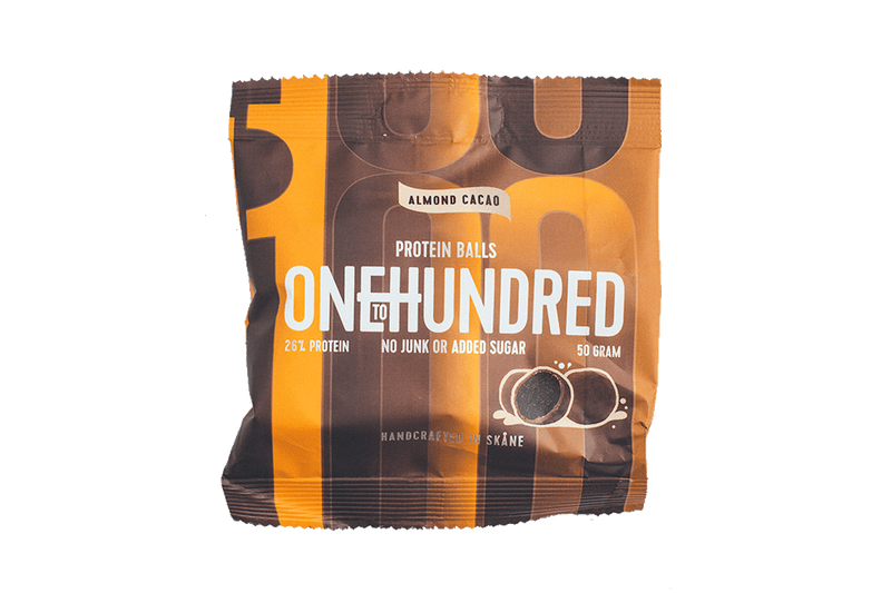 OneToHundred, Protein Balls 10x50g - Stayfit.no