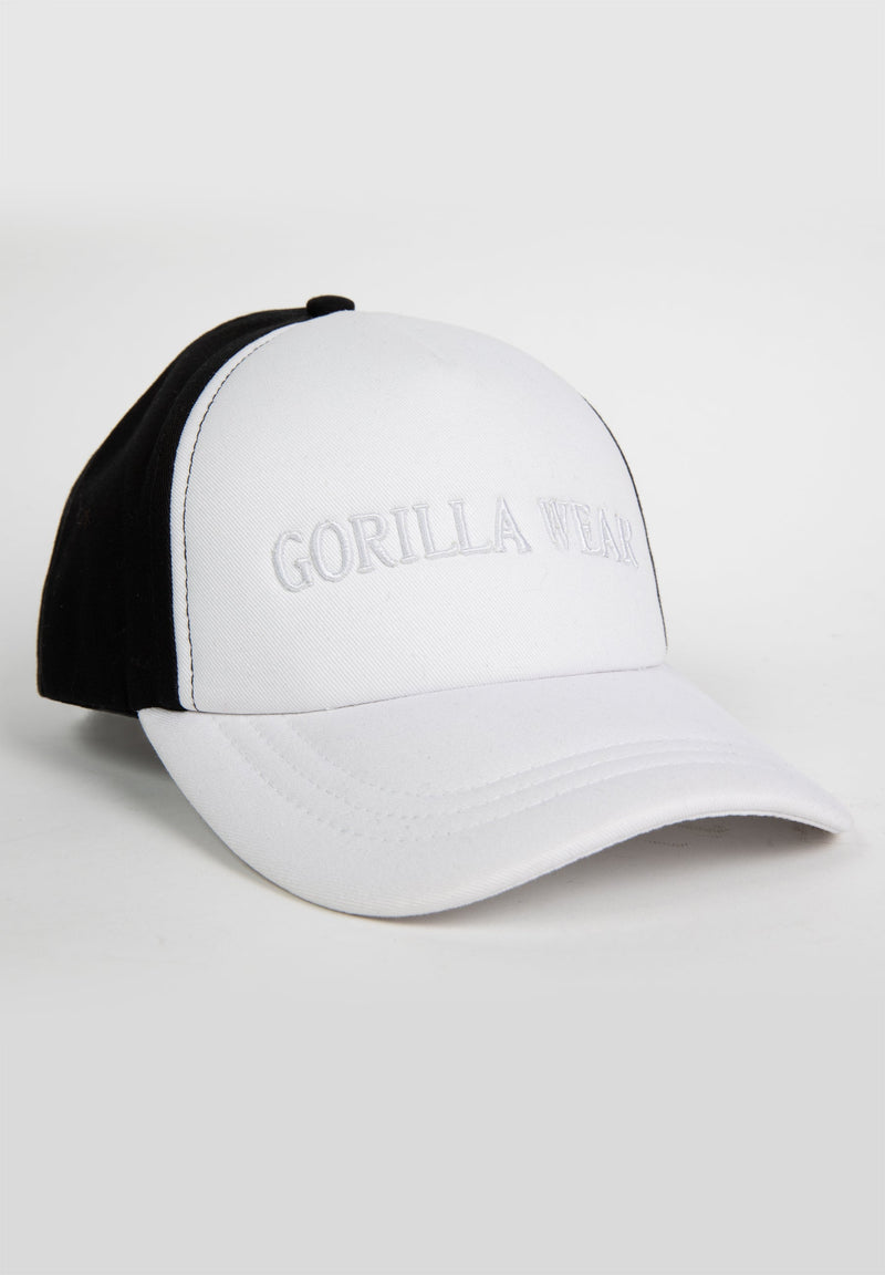 Gorilla Wear, Sharon Ponytail Cap, White/Black - Stayfit.no