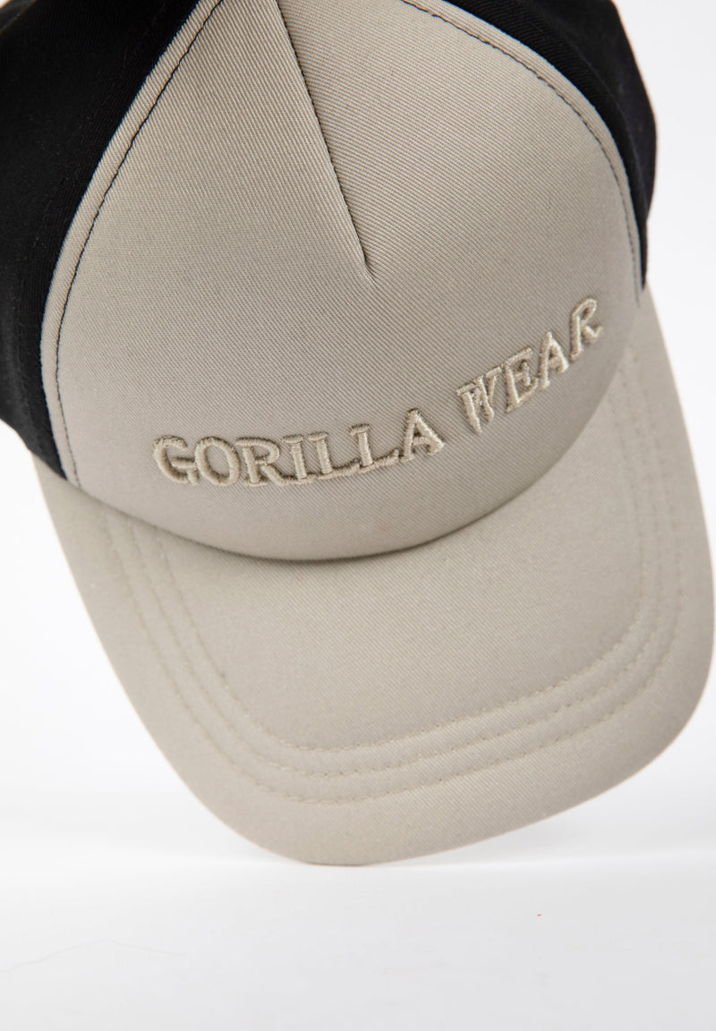 Gorilla Wear, Sharon Ponytail Cap, Beige/Black - Stayfit.no