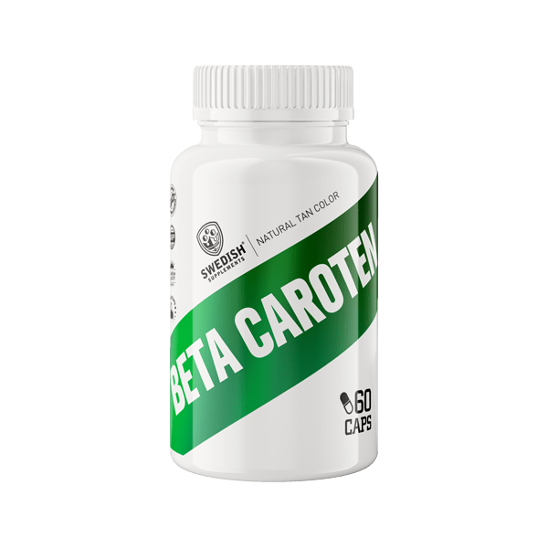 Swedish Supplements, Beta Caroten, 60 Caps - Stayfit.no