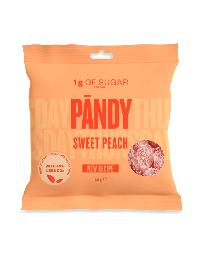 Pandy, Pandy Sweet Peach, 50g x 14stk - Stayfit.no