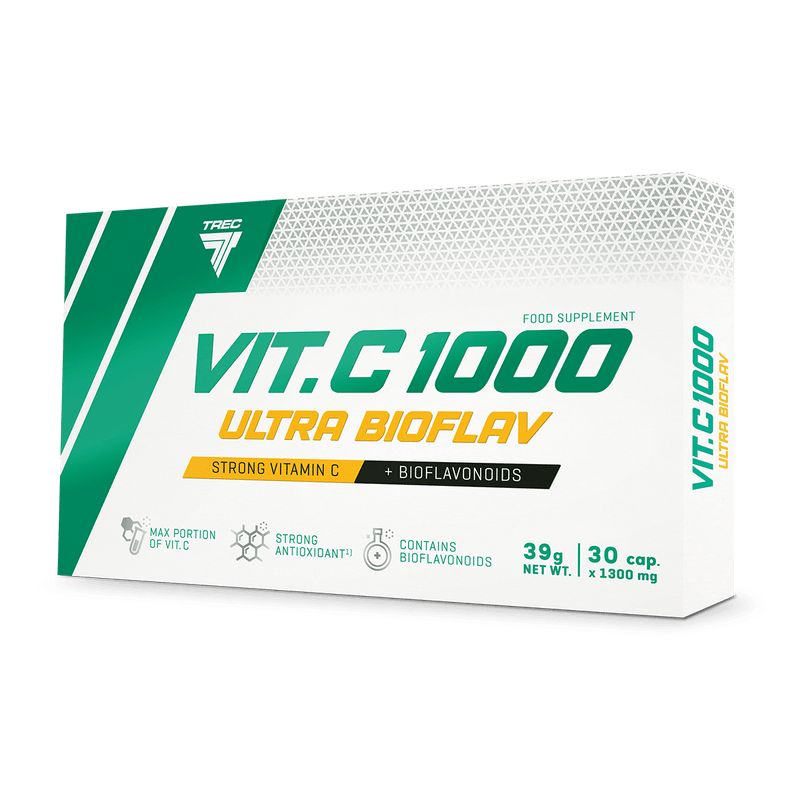 Trec Nutrition, Vitamin C 1000 Ultra Bioflav - 30 caps - Stayfit.no