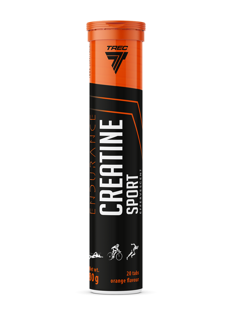 Trec Nutrition, Creatine Sport Effervescent 20tab x 28stk, Orange - Stayfit.no
