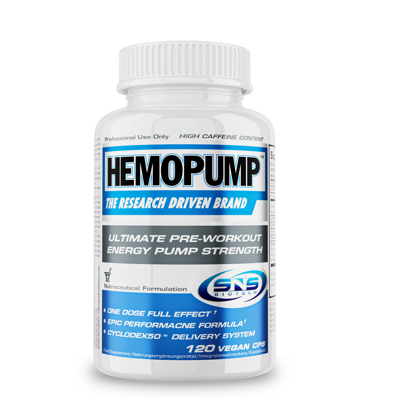 SNS Biotech, HemoPump PWO, 120 vegan caps - Stayfit.no