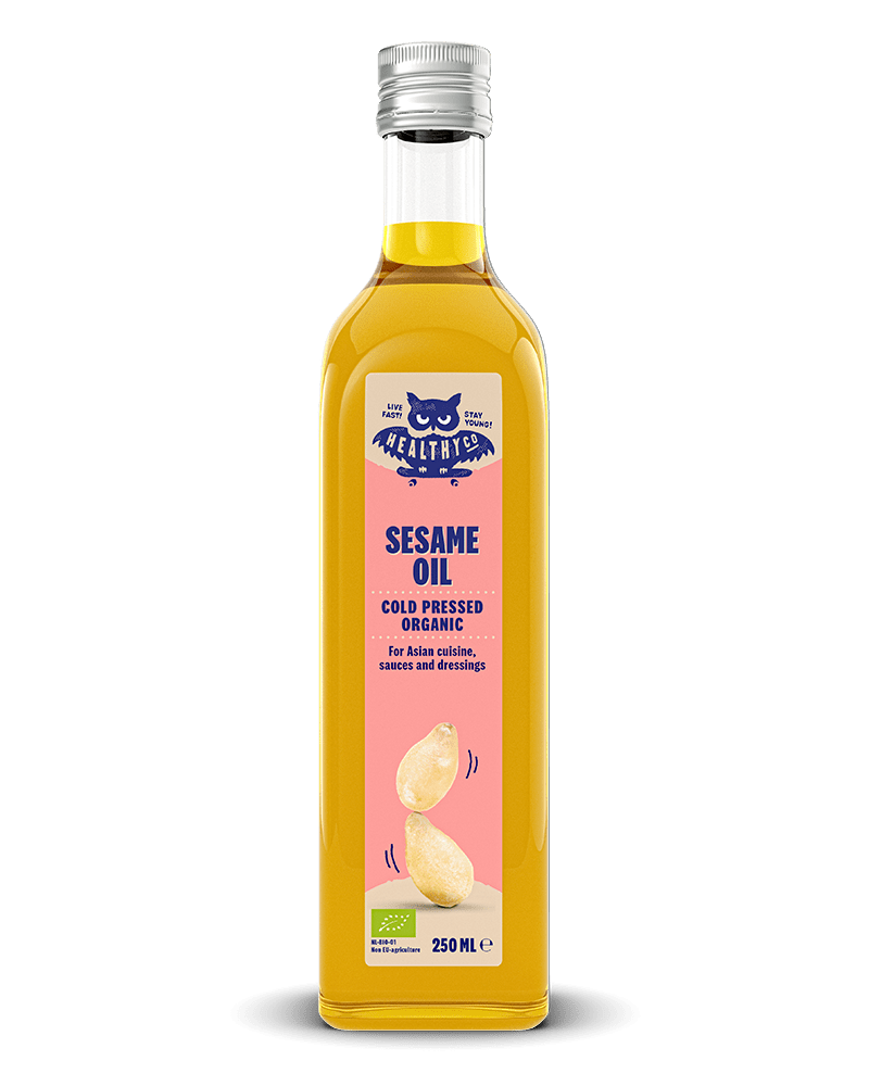 Healthy Co., Eco Sesame Oil, Coldpressed - 6x250ml - Stayfit.no