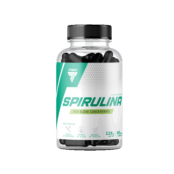 Trec Nutrition, Spirulina, 90 kapsler - Stayfit.no