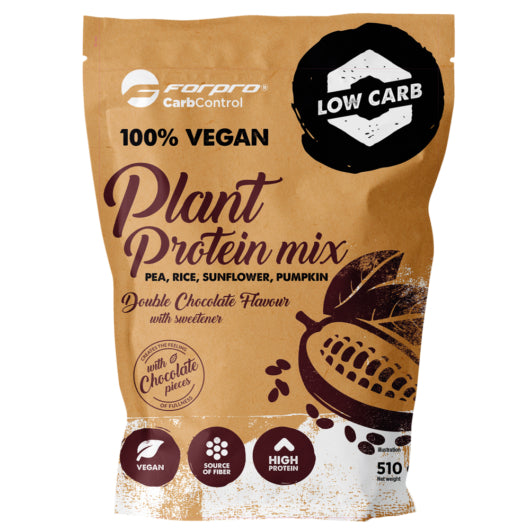 Forpro, Forpro 100% Vegan Plant Protein mix, 510g - Stayfit.no