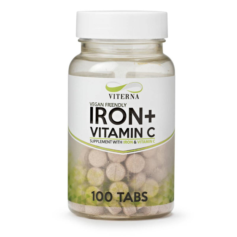 Viterna, Viterna Vital Iron+Vitamin C, 100 tabs (vegan) - Stayfit.no