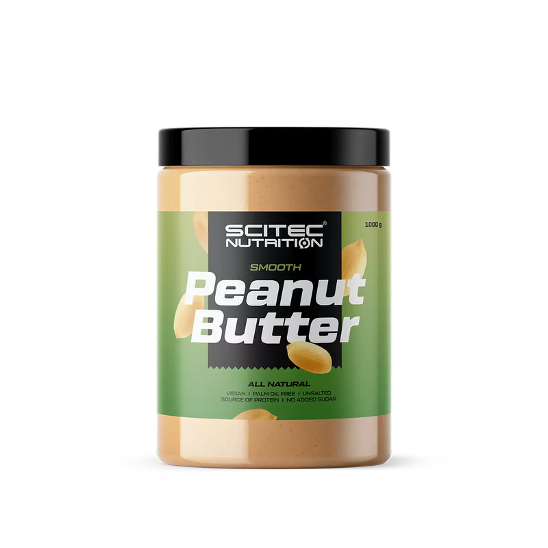 Scitec Nutrition, Peanut Butter, 1000g, Smooth - Stayfit.no