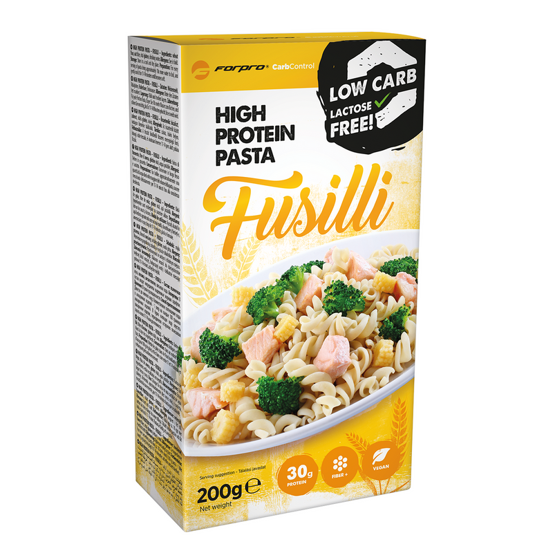 Forpro, High Protein Pasta, 200g, Fusilli - Stayfit.no