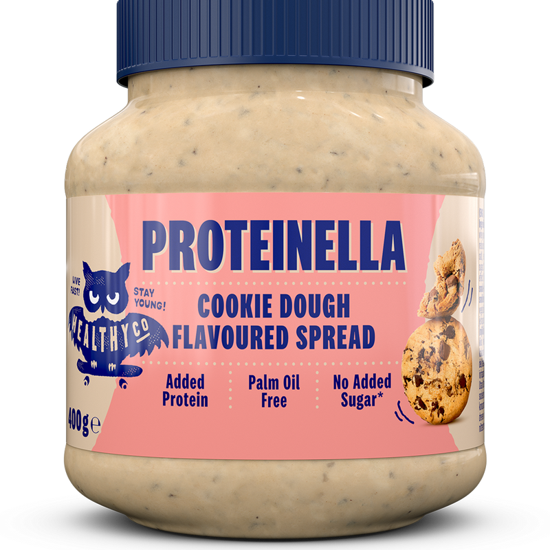 Healthy Co., Healthyco Proteinella 400g x 12stk, Cookie Dough - Stayfit.no