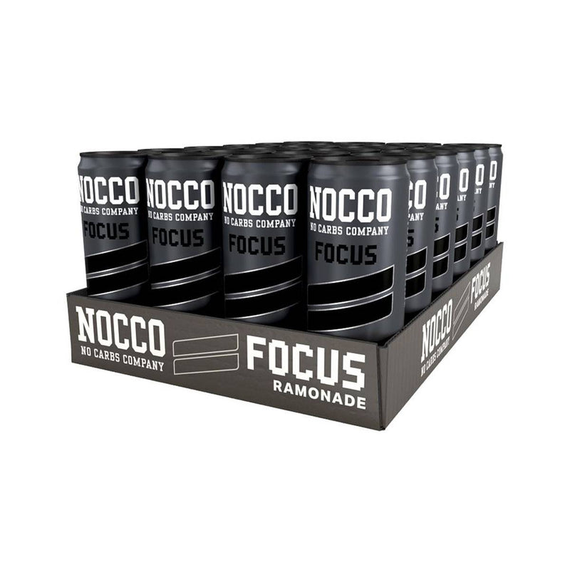 Nocco, NOCCO BCAA, 330ml x 24stk, Nocco Focus Ramonade - Stayfit.no