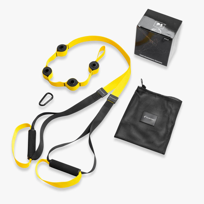 Climaqx, Climaqx Sling-Trainer Set, Black/Yellow - Stayfit.no
